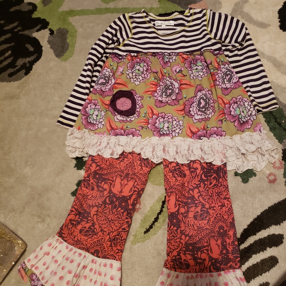 Girls fall 2pc Lacey set